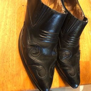 Nine West cowboy booties